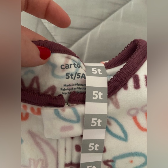 Carters toddler girls pajamas NWT - Picture 2 of 4